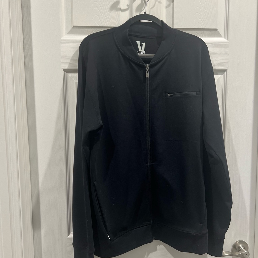 Vuori Men's Dark Bomber Jacket